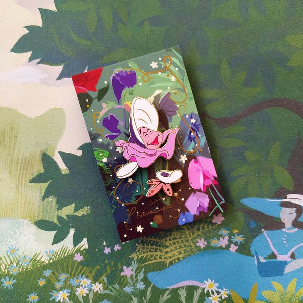 Huître / Oyster 2-in-1 Pin - Alice In Wonderland Fantasy Pin LE65