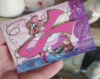 Girl Mouse Cinderella Pin