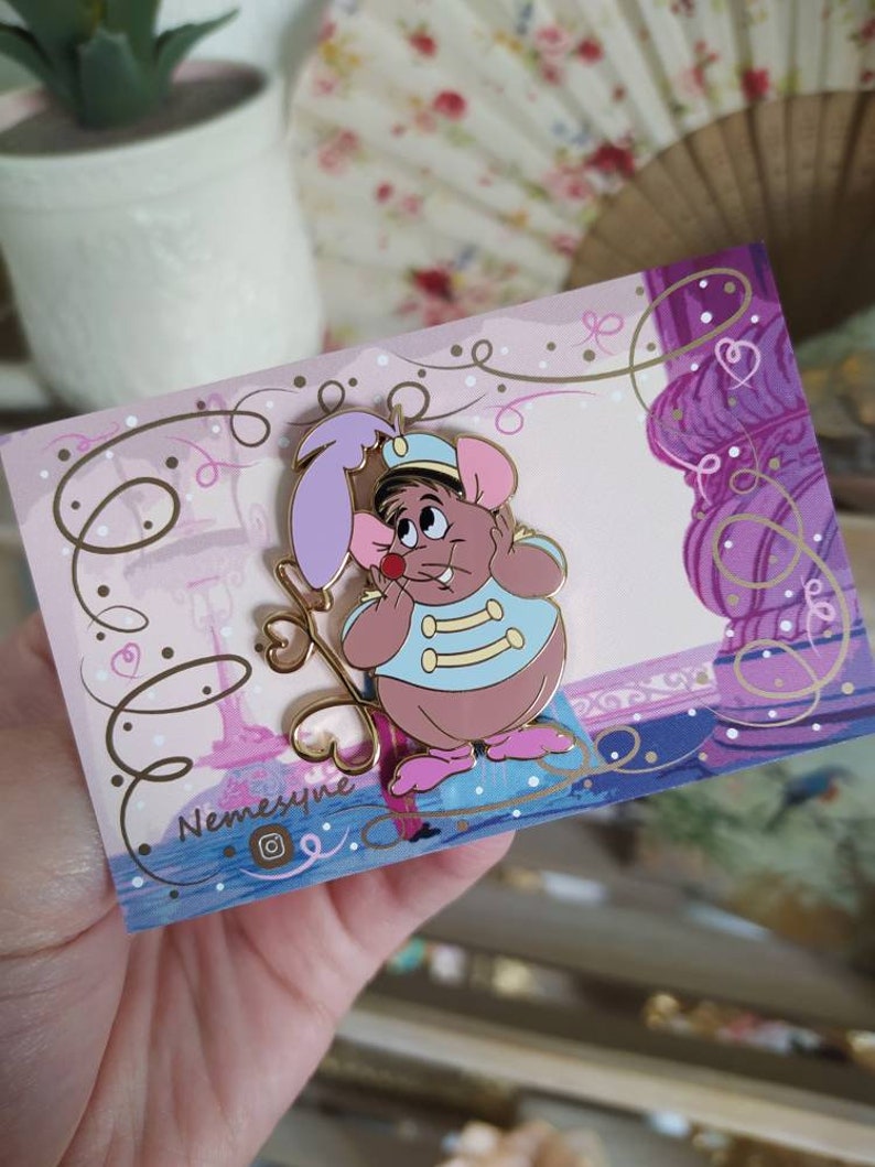 Gus Mouse Cinderella Pin image 1