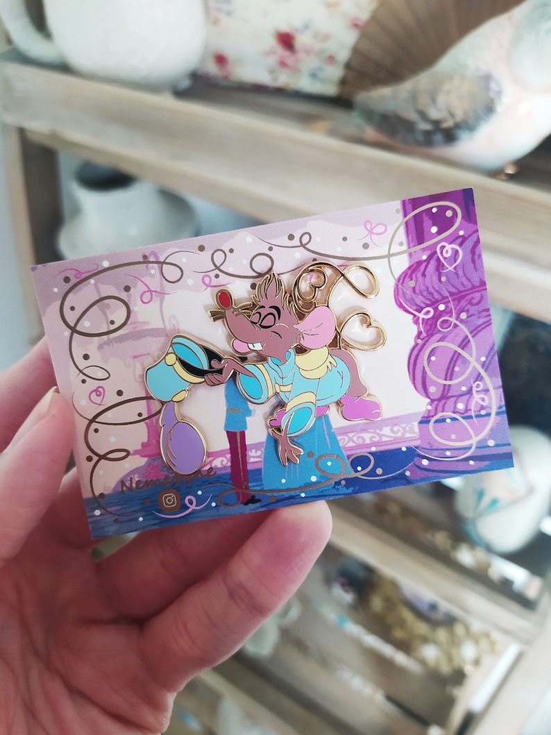 Jaq Mouse Pin Cinderella image 1