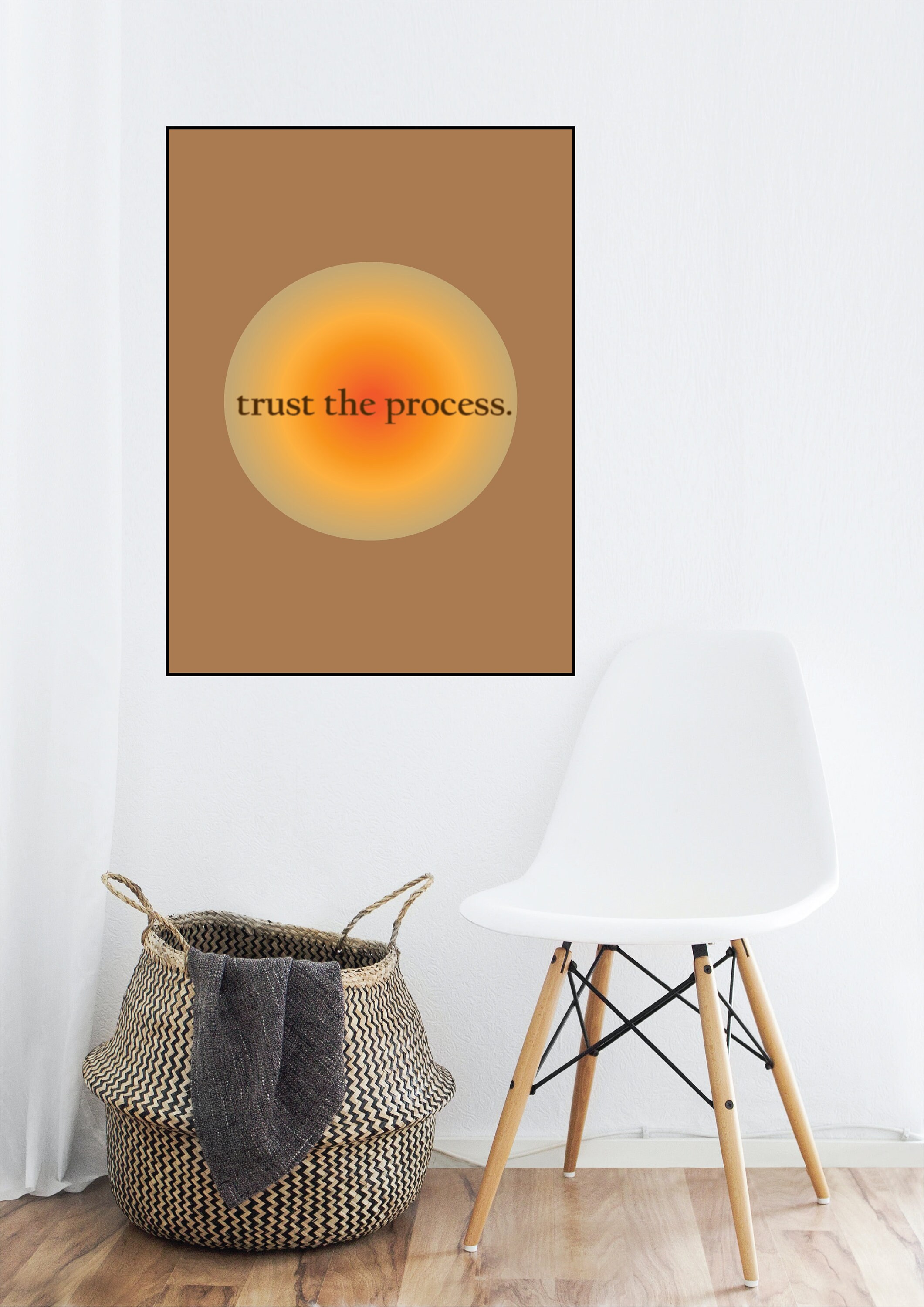 Gradient Wall Art Aesthetic Room Decor Grainy Gradient Etsy UK