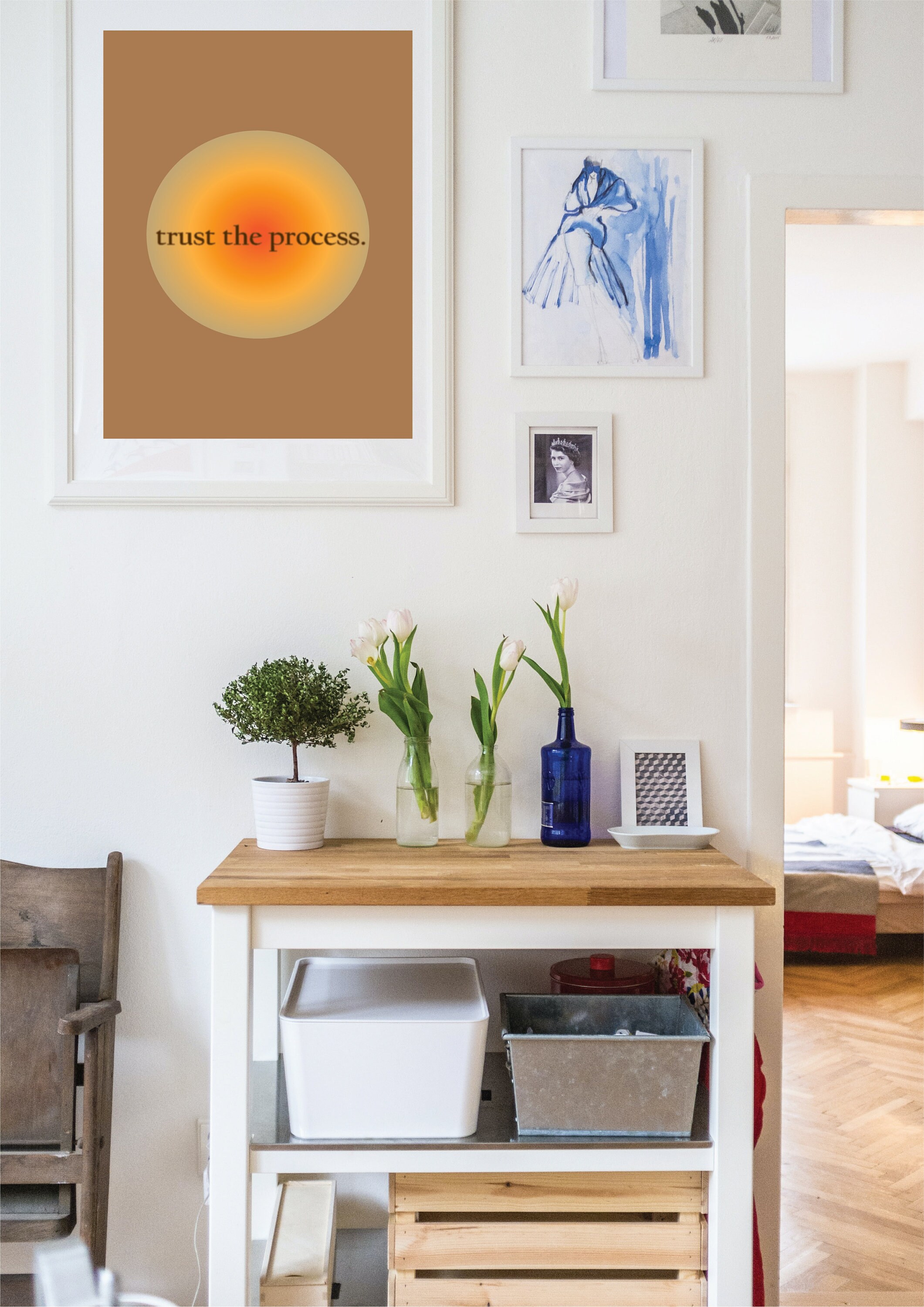 Gradient Wall Art Aesthetic Room Decor Grainy Gradient | Etsy UK