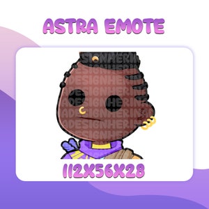 Astra Valorant Emote | Custom Twitch, Youtube & Discord Emotes | Stream Emotes