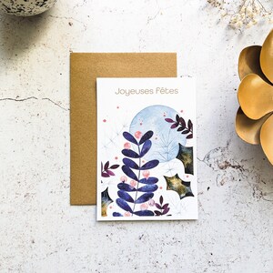 Joyeuses fêtes - carte de voeux