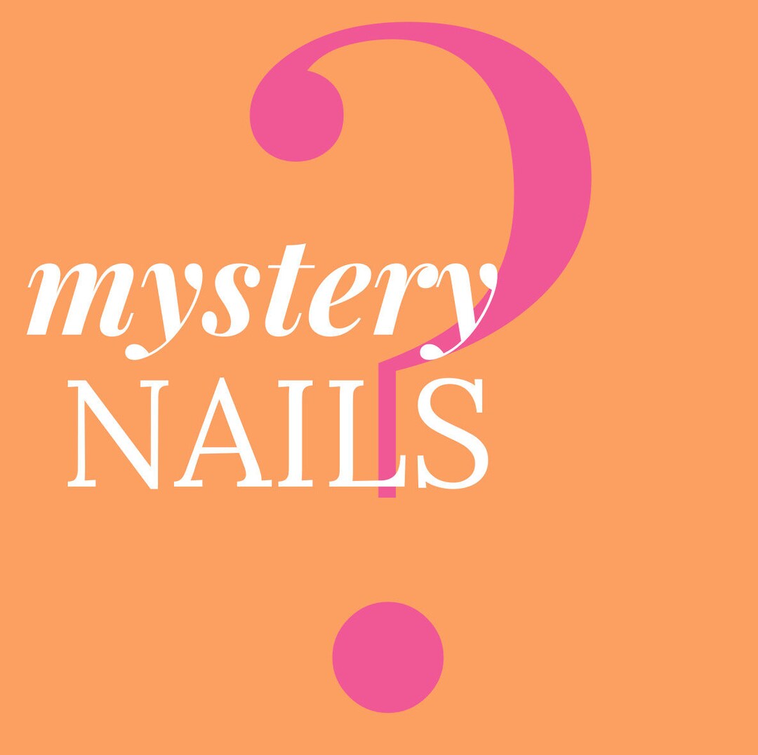 Mystery Nails Mystery Box Surprise Nails Gift Pamper Night Treat Yourself Press on Nails Fake