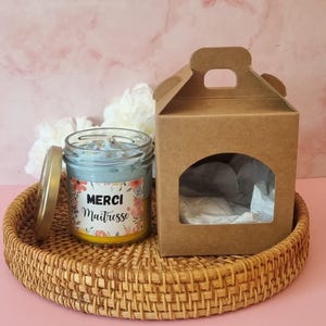 Vela Gourmet Gracias Profesor/a Regalo Fin de Curso Monoï Coco 100g