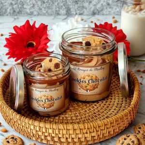 Bougie gourmande cookies chocolat