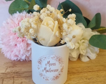 Piccolo bouquet di cialde di cera profumata, Grazie Maestra Madeleine, 100 g