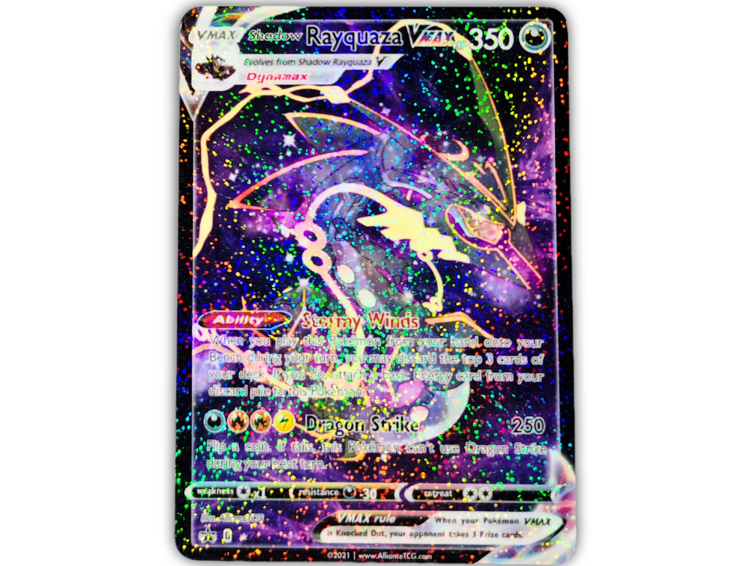 Rayquaza Mega EX Cards Set 76/108 98/98 105/108 Custom 