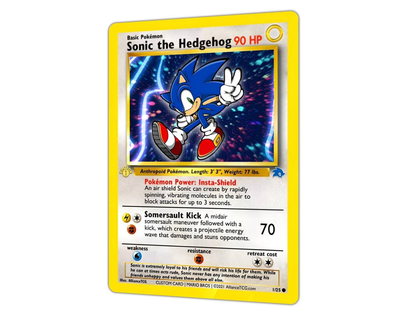 Hyper Sonic VMAX Custom Made Kids Cosplay One off Full Art Pokemon Proxy  Card HANDMADE Holographic PSA Sonic & Tails -  Israel