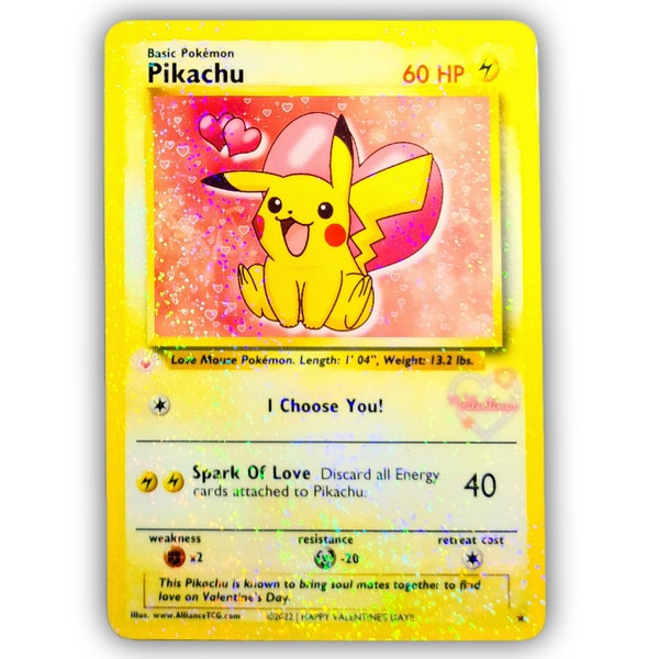 Valentine's Day Pikachu Card 2
