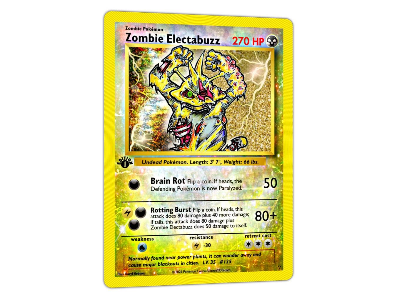 Pokémon Electabuzz 20/102 Base Set Card Unlimited (Portuguese) NM