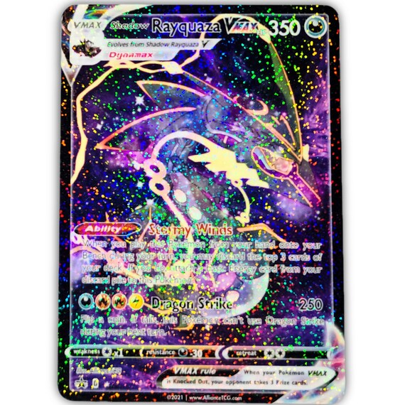 Shadow Mewtwo V Full Art Holo Custom Trading Card 