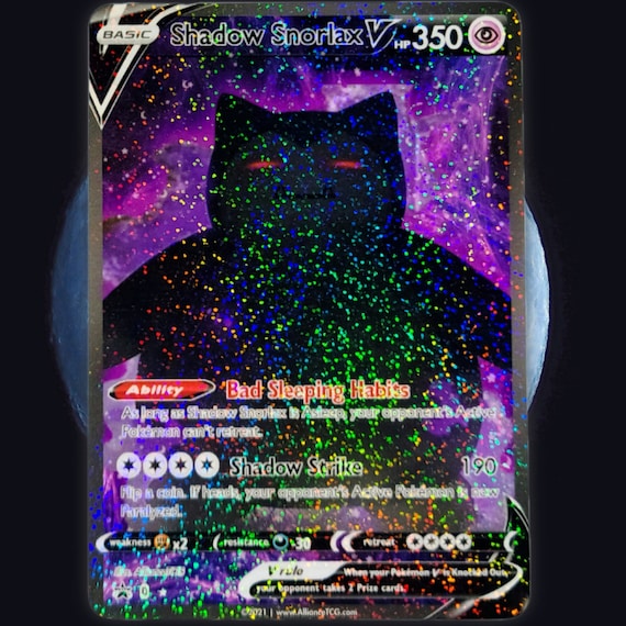 Zombie Pikachu VMAX Custom Full Art Holo Trading Card 