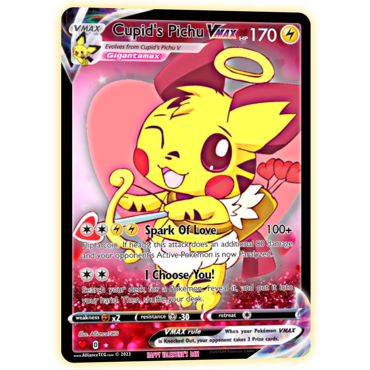 Buy Valentine's Day Pichu Card Online in India - Etsy