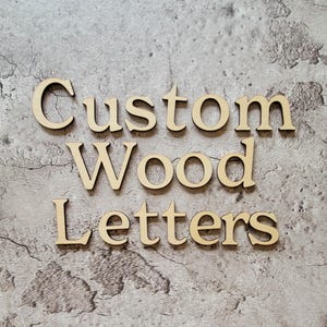 Individuelle Holzbuchstaben | Holz Namensschild | Kinderzimmer Namensschild | Personalisiertes Dekor Geschenk | Holz Wand Kunst | Personalisierte Holzschilder