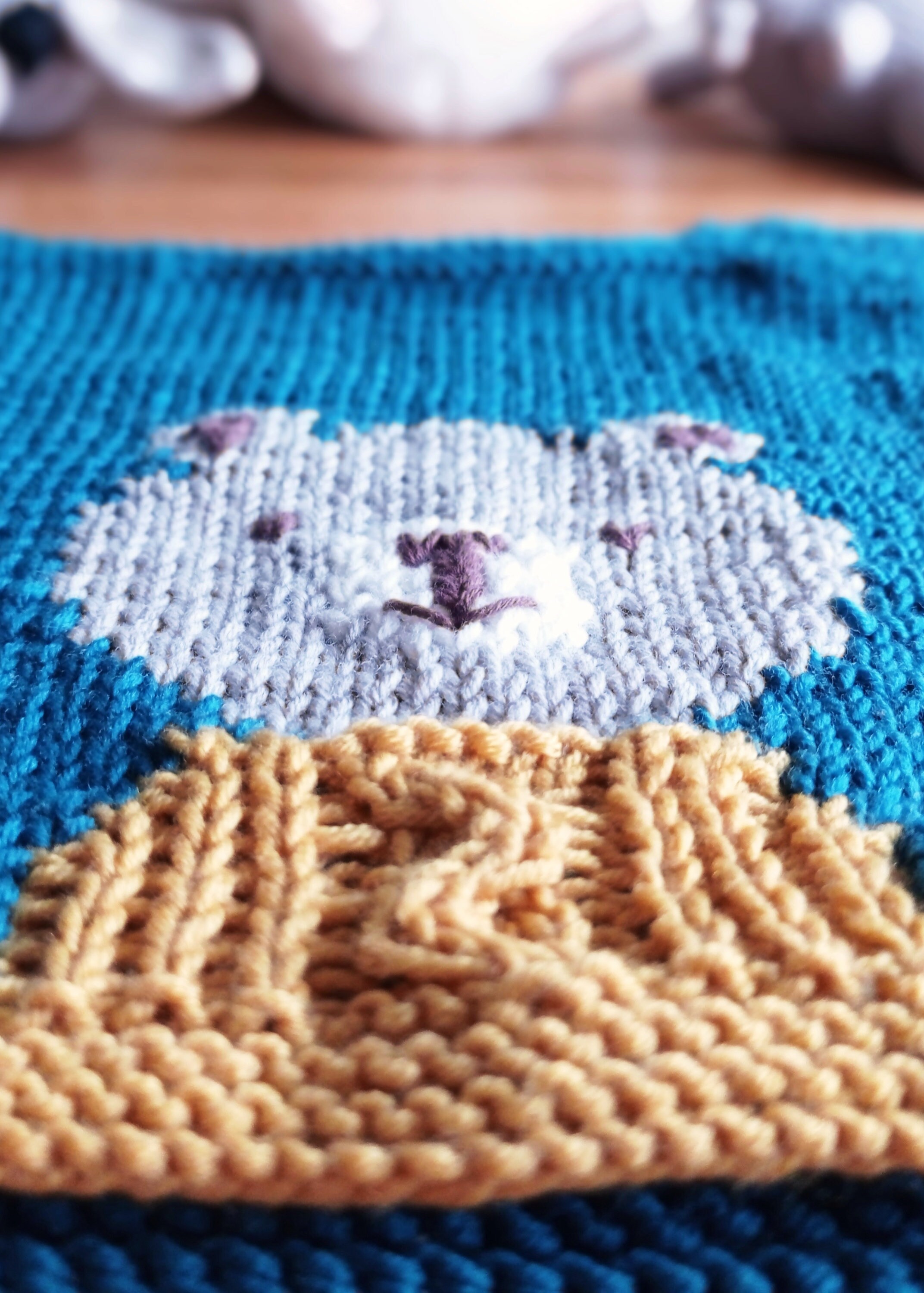 Knitting Pattern (eng) / Patrón De Punto (esp) Baby Teddy Bear Sweater ...