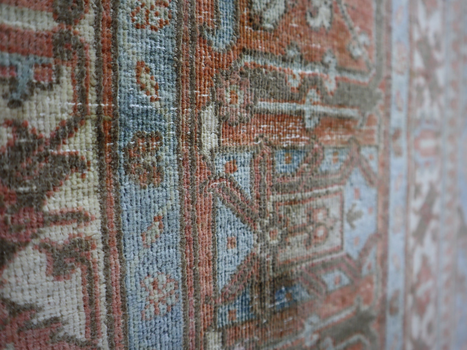 Vintage Large Blue Persian Rug 7'8x11'7 - Etsy