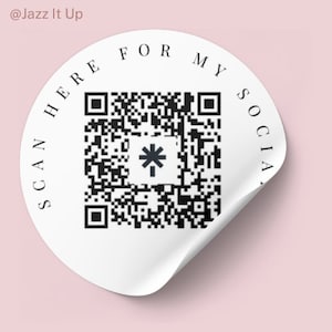 Website QR Stickers | Personalised | Business | Wedding | Fundraising