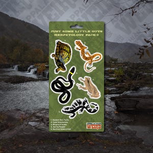 Just Some Little Guys Herpetology Mini Decal Pack 2