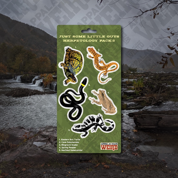 Just Some Little Guys Herpetology Mini Decal Pack 2