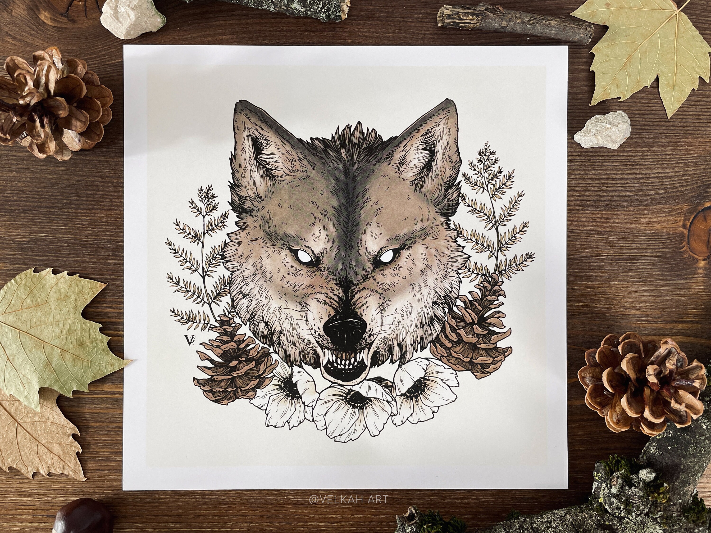Wild 21 cm Illustration Print
