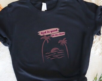 Beach life shirt, Beach and Sun quote shirt, Positive message shirt, Christian shirt, Believer modest shirt, womens shirt, Gift for her,