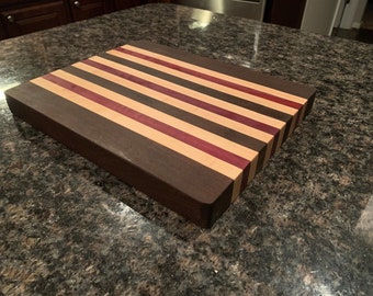 Handmade Hardwood Cutting Board - 1.5" Thick