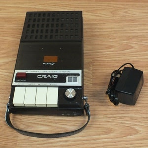 Vintage Craig (2630) Automatische Absperranlage Kassettenspieler & Recorder mit A/ C