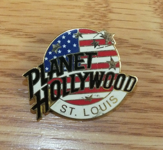 Vintage American Flag Style Planet Hollywood St. Louis 