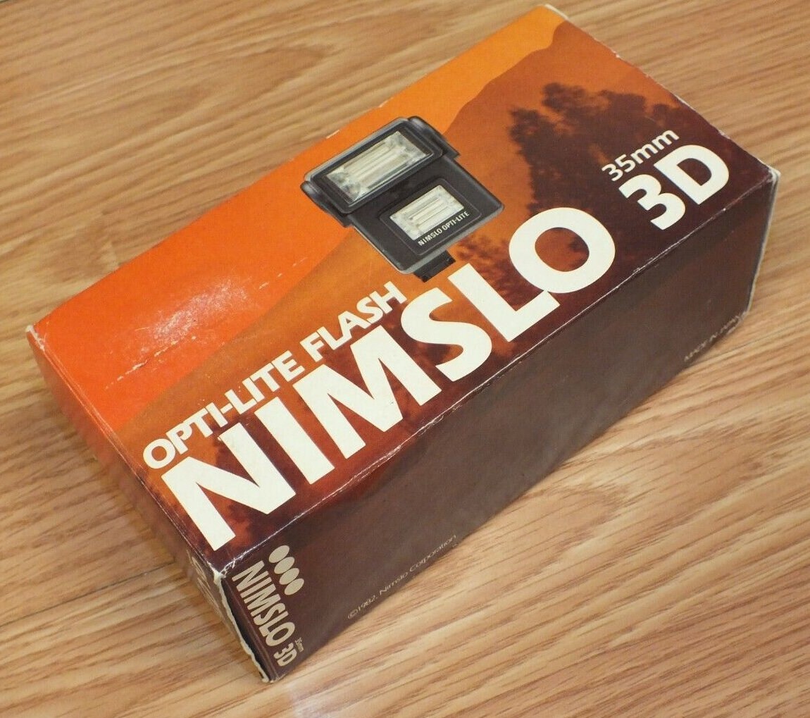 Genuine Nimslo Opti-lite Small Black Flash Unit Only for