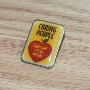 Vintage Caring People Make Our School Special Collectible Enamel Lapel Pin