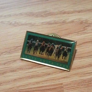 Vintage Santa Anita Park Collectible HTF Horse Racing Souvenir Lapel Pin