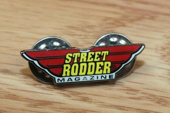 Vintage Street Rodder Magazine Collectible Vintage Lapel Pin