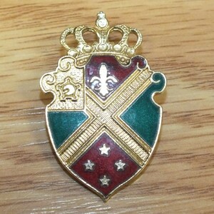 Vintage 29th Engineer Battalion Insignia Unit Crest Collectible Lapel Pin