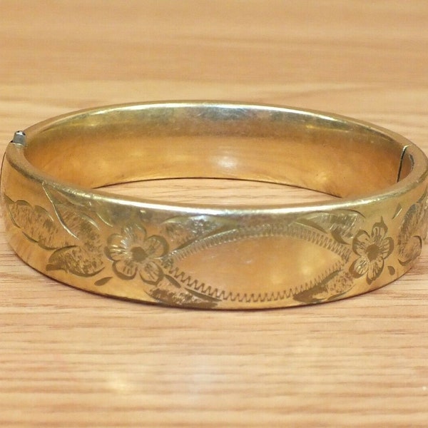 Vintage Craftmere Signed 1/20 G.F Gold Women's Collectible Bracelet *READ*