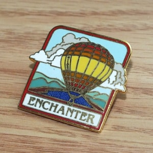 Vintage Enchanter Collectible Hot Air Balloon Souvenir Lapel Pin