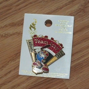 Vintage 1996 Team Izzy Atlanta Olympics Collectible Souvenir Lapel Pin image 1