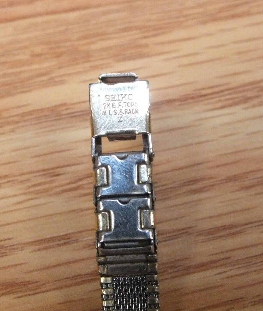 Vintage Seiko 12K Gold (6N0880) SGP Back Steel 1104-3230