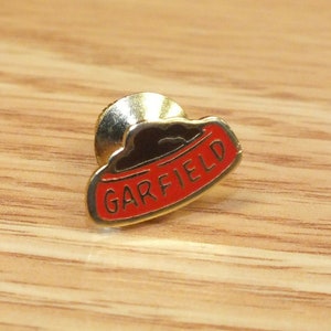 Vintage Garfield Food Bowl Collectible Cartoon Replacement Lapel Pin