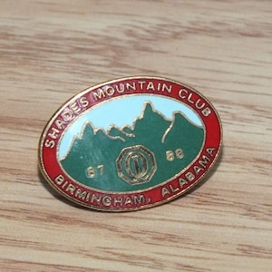 Vintage Shades Mountain Club Birmingham, Alabama Optimist 1988 Anstecknadel