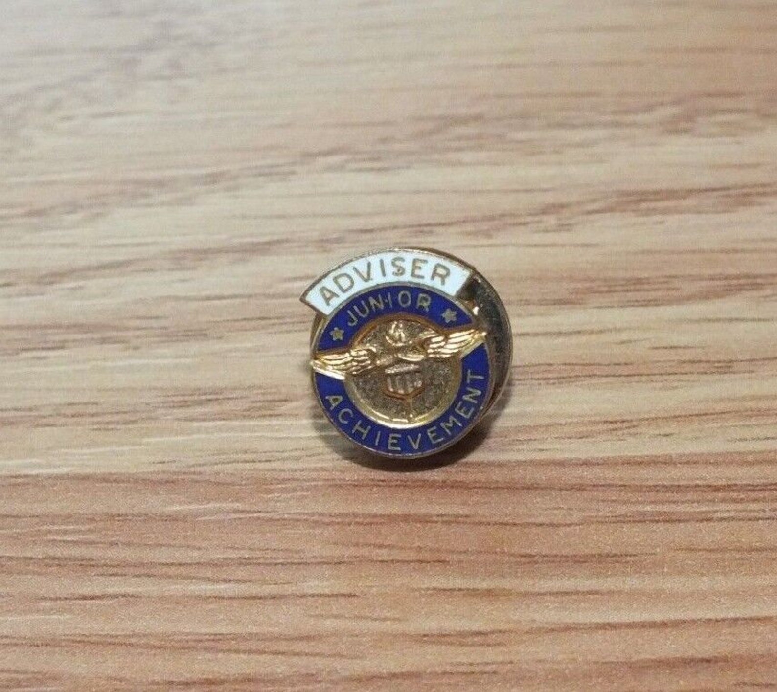 Blue & Gold Tone Adviser Junior Achievement Collectible Vintage Lapel ...