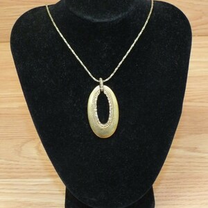Vintage HTF Genuine Monet Gold Tone Multiple Signed Women&#39;s Necklace