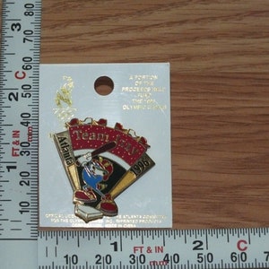 Vintage 1996 Team Izzy Atlanta Olympics Collectible Souvenir Lapel Pin image 3