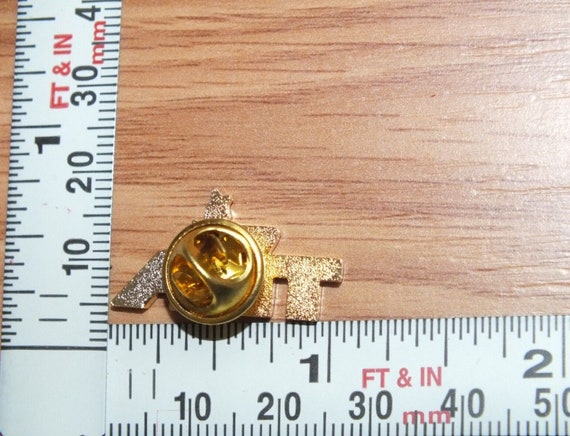 Purple & Gold Tone Tennessee Nurses Association Collectible Medical Souvenir Pin View 3