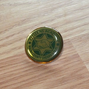 Vintage Citizens Academy Maury County Sheriff&#39;s Department Souvenir Pin