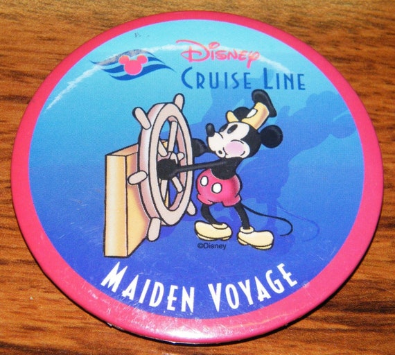 Vintage Walt Disney Cruise Line Maiden Voyage 3 I… - image 1