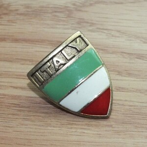 Vintage HTF Gold Ton Italien Battle Shield Style Sammler Anstecknadel