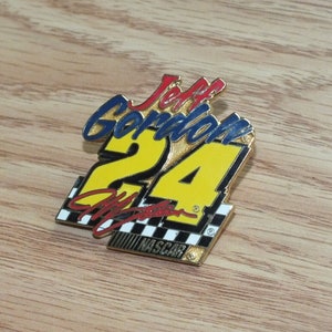 Vintage 1998 Jeff Gordon #24 Collectible Nascar Souvenir Wincraft Racing Pin