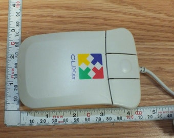 Vintage Clixes Wired 3-button Ball Track Jx Mouse (K3002123